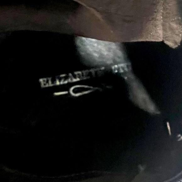 Elizabeth Stuart brown leather cheetah print boots Mob Boss Style in size 7.5 - Picture 6 of 6